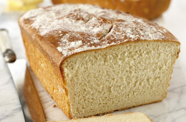 Classic white crusty bread