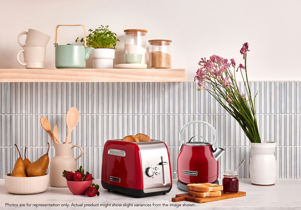 1.25L Artisan Electric Kettle KEK1222 + 2 Slice Toaster