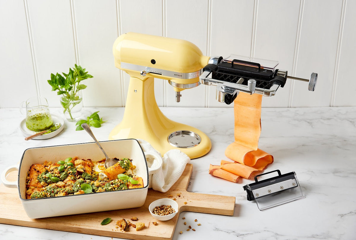 Zucchini Noodles Making Lasagna Noodles With Kitchenaid Mixer