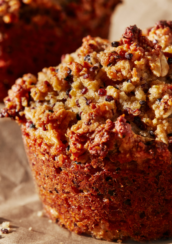 Gluten free quinoa power muffins