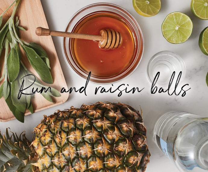 Rum & raisin balls