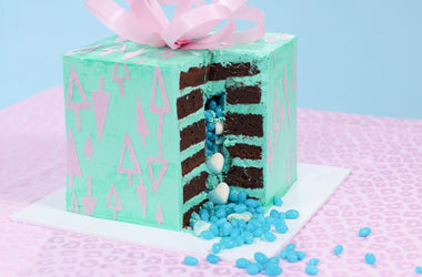 Peppermint Present Cake | Sweet Bakes | Alisha Henderson