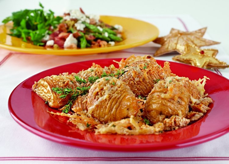 Parmesan crusted roast potatoes