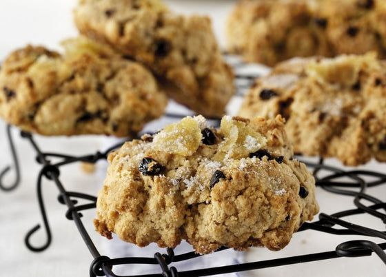 Sugar crusted rock cakes