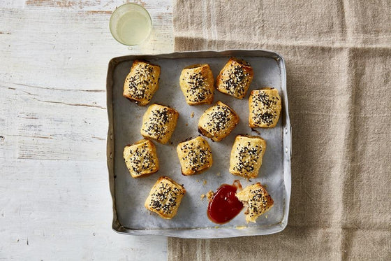 Homemade Beef Sausage Rolls