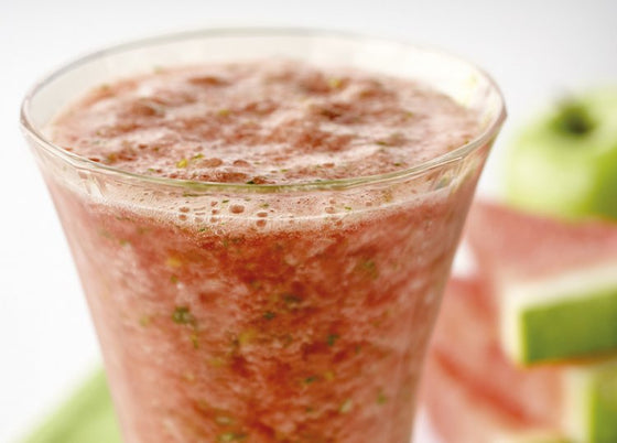 Watermelon and ginger slushie