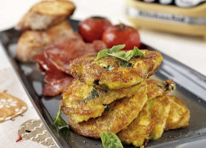 Breakfast corn cakes