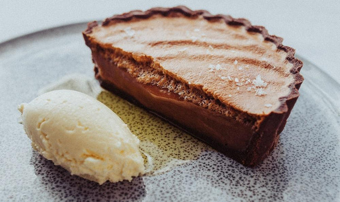 Chocolate hazelnut tart