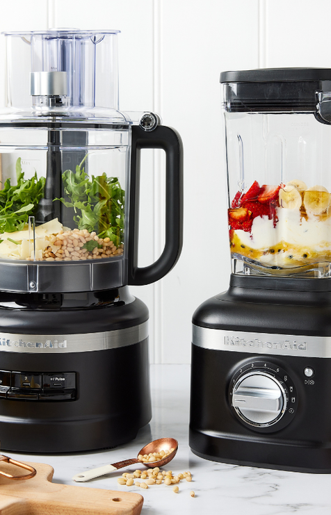 Hummus, nut butter & thick mixtures: is a KitchenAid blender or food processor better?