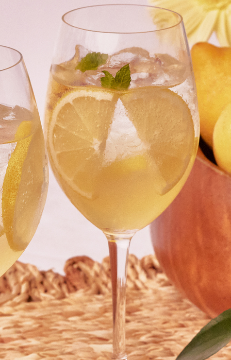 Frozen limoncello spritz
