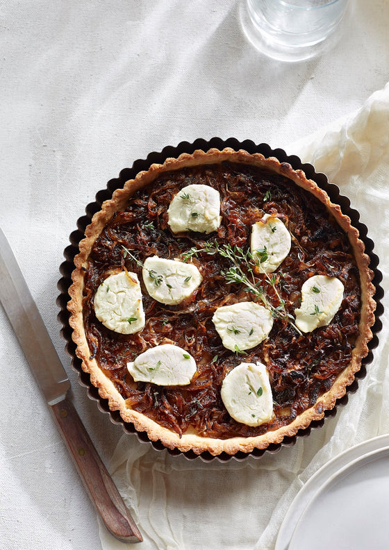 Caramelized Onion and Goat Cheese Tart