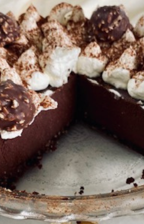 Choc Hazelnut Espresso Cream Pie