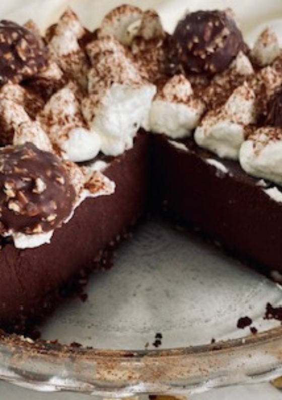 Choc Hazelnut Espresso Cream Pie