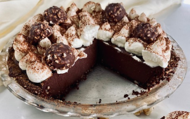 Choc Hazelnut Espresso Cream Pie