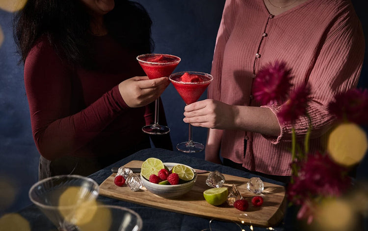Frozen raspberry margarita