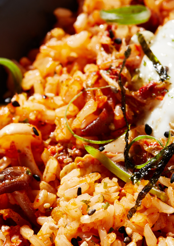 Kimchi brown fried rice