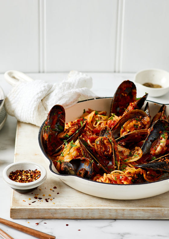 Mussel linguine