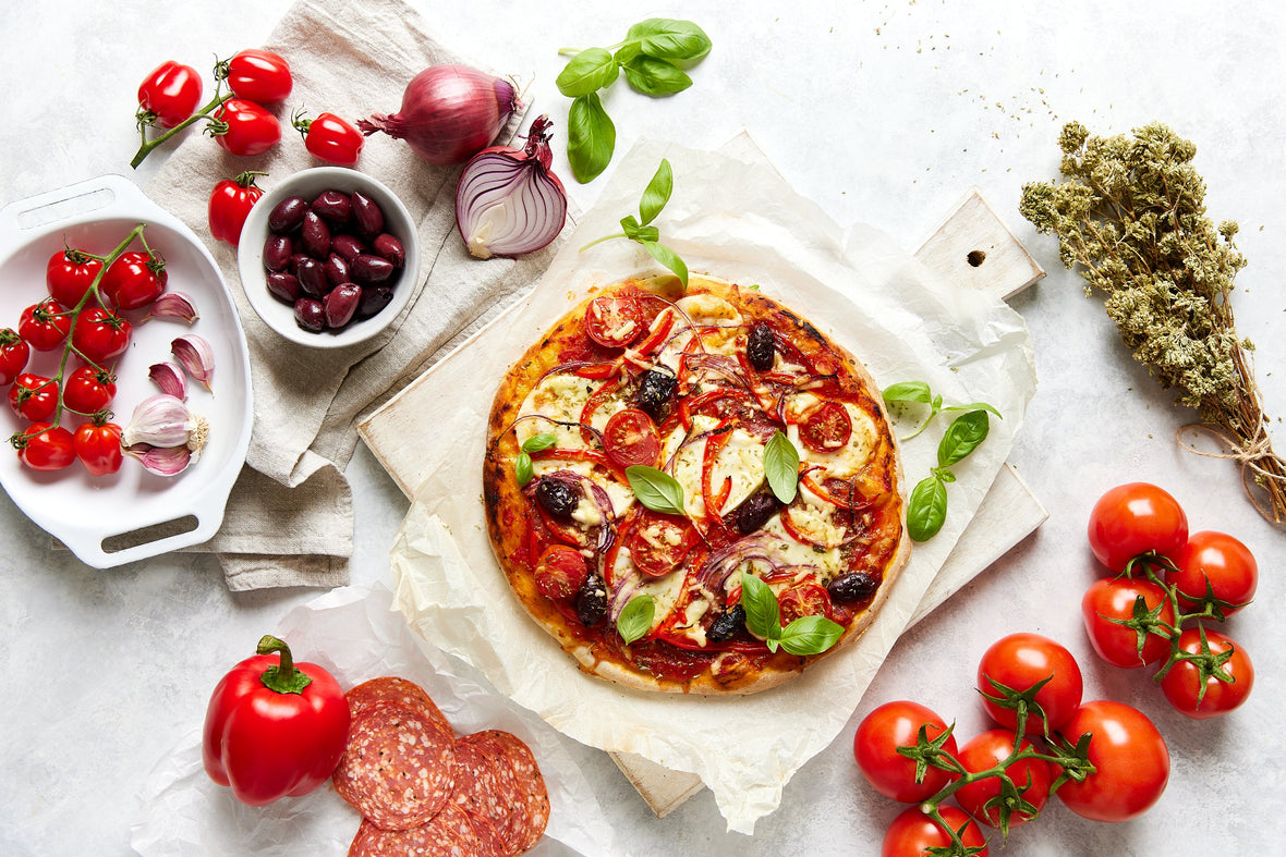 Classic homemade pizza