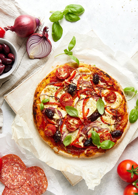 Classic homemade pizza