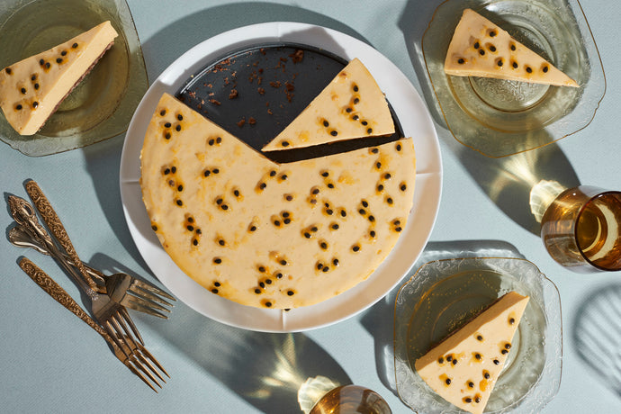 Tropical passionfruit mousse
