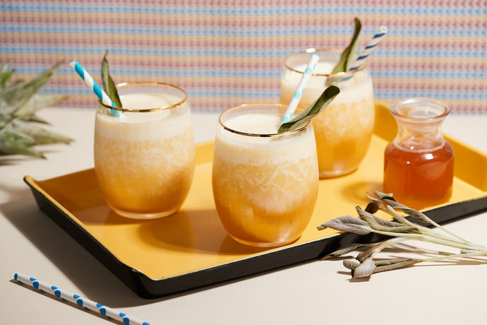 Sagey honey pineapple blended cocktail
