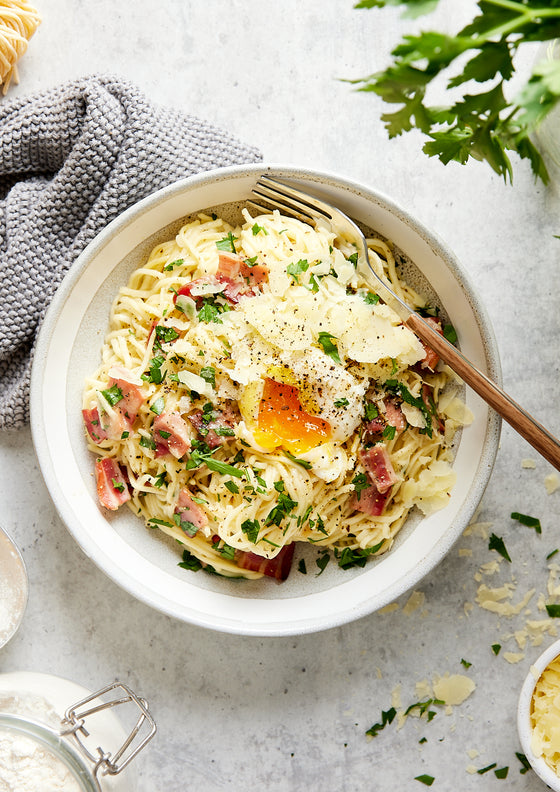 Cacio e pepe carbonara