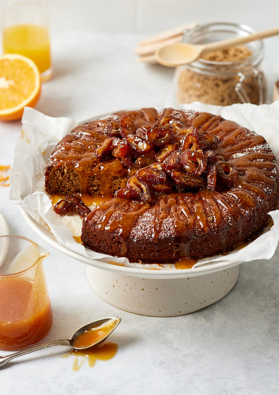 Sticky date pudding with caramel sauce