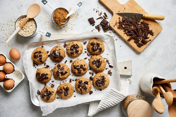 Brown butter chocolate cookies