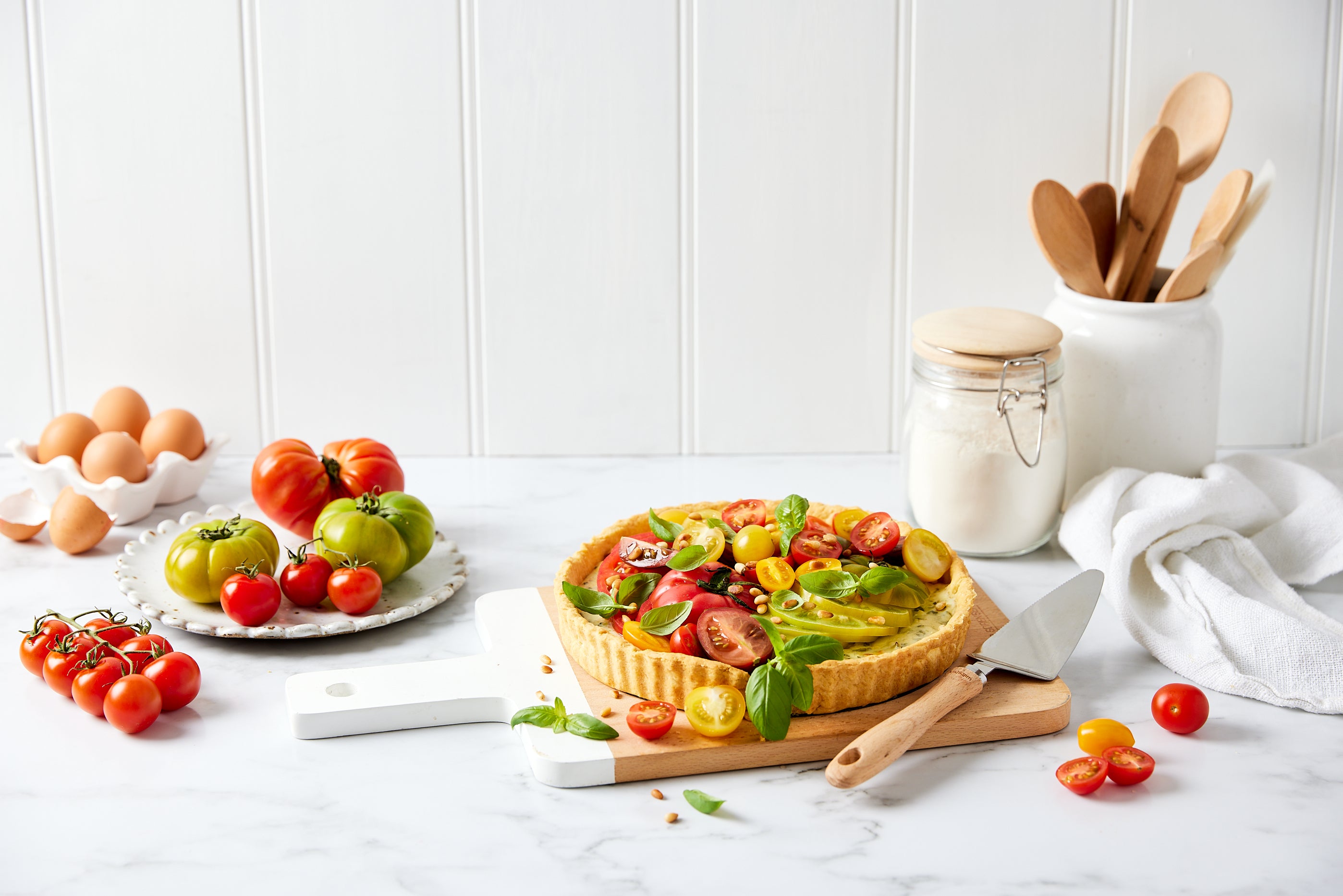 Tomato & goat's cheese tart