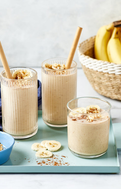 Banana and peanut butter smoothie