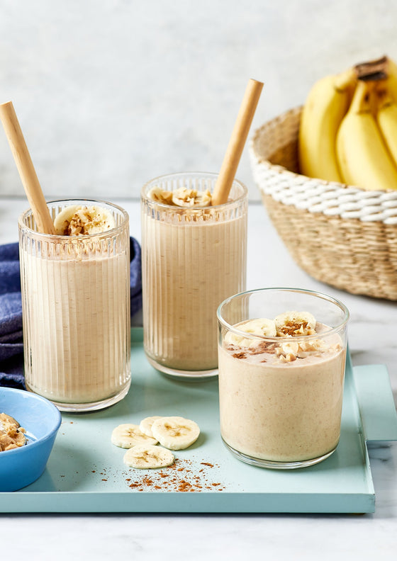 Banana and peanut butter smoothie