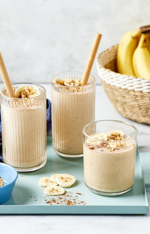 Banana and peanut butter smoothie