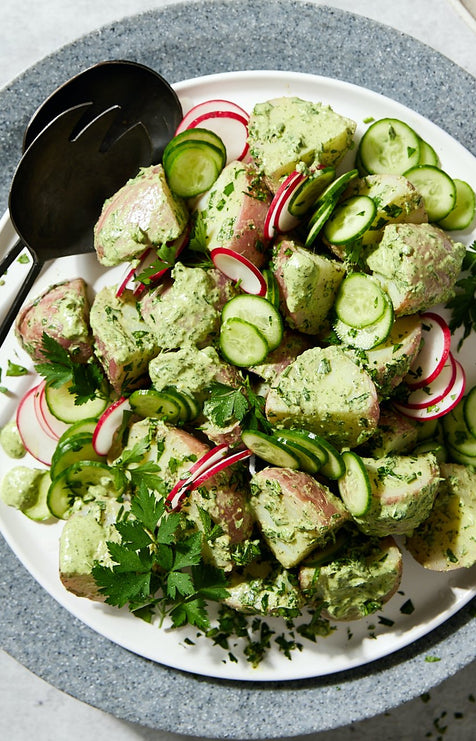 Summery potato salad