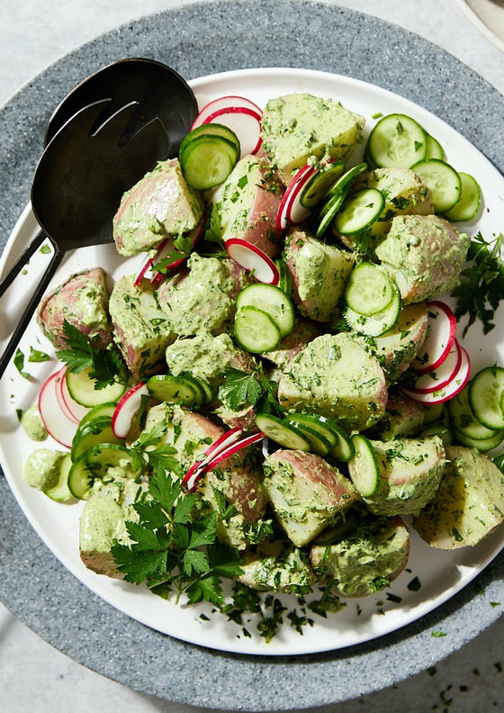 Summery potato salad