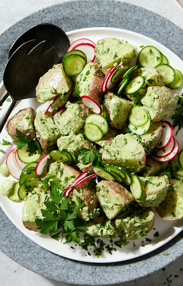Summery potato salad