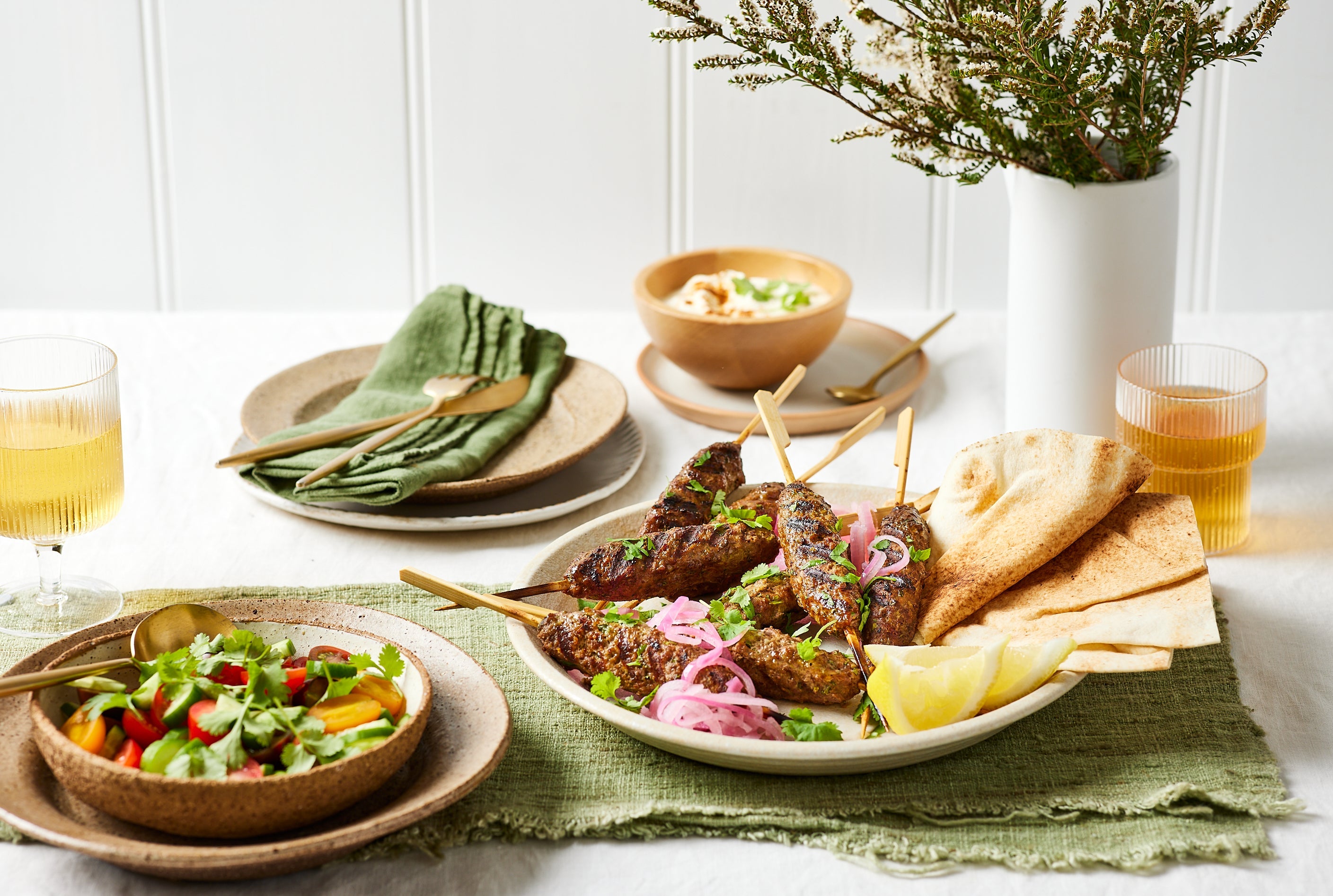 Moroccan beef kebab