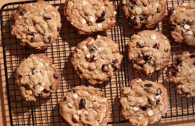 Brown butter white chocolate cranberry cookies