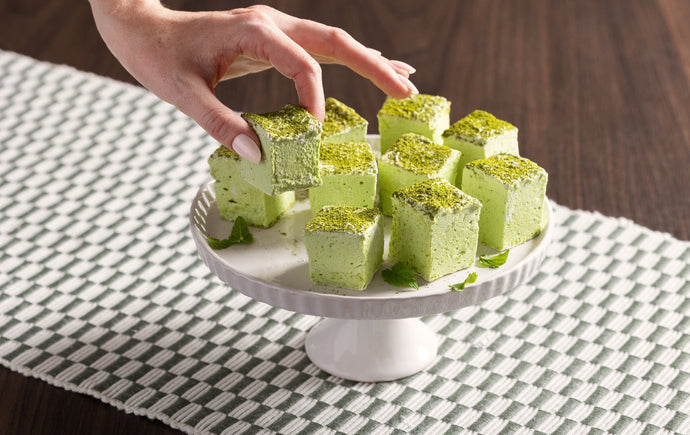 Matcha Mint Marshmallows