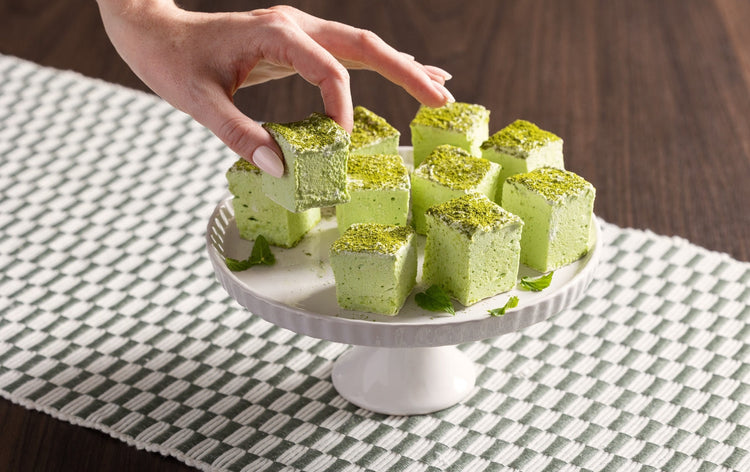Matcha Mint Marshmallows