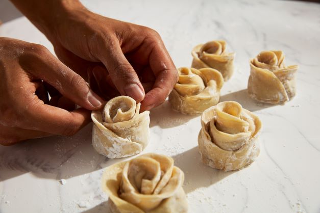Blossom Design Series | Rose-shaped gyozas