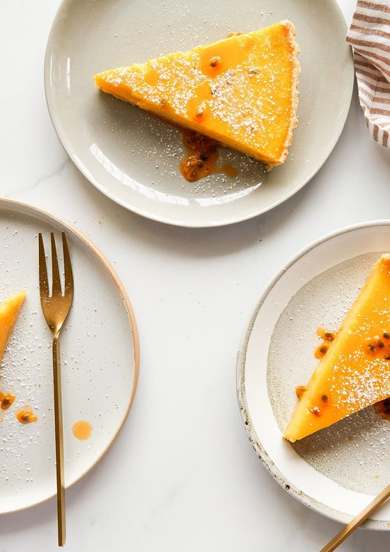 Passionfruit tart