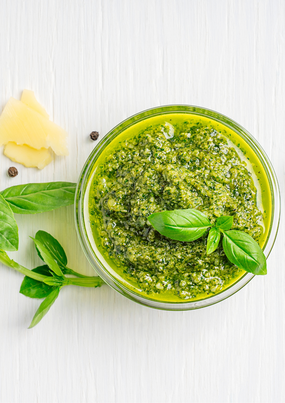 Chunky basil pesto