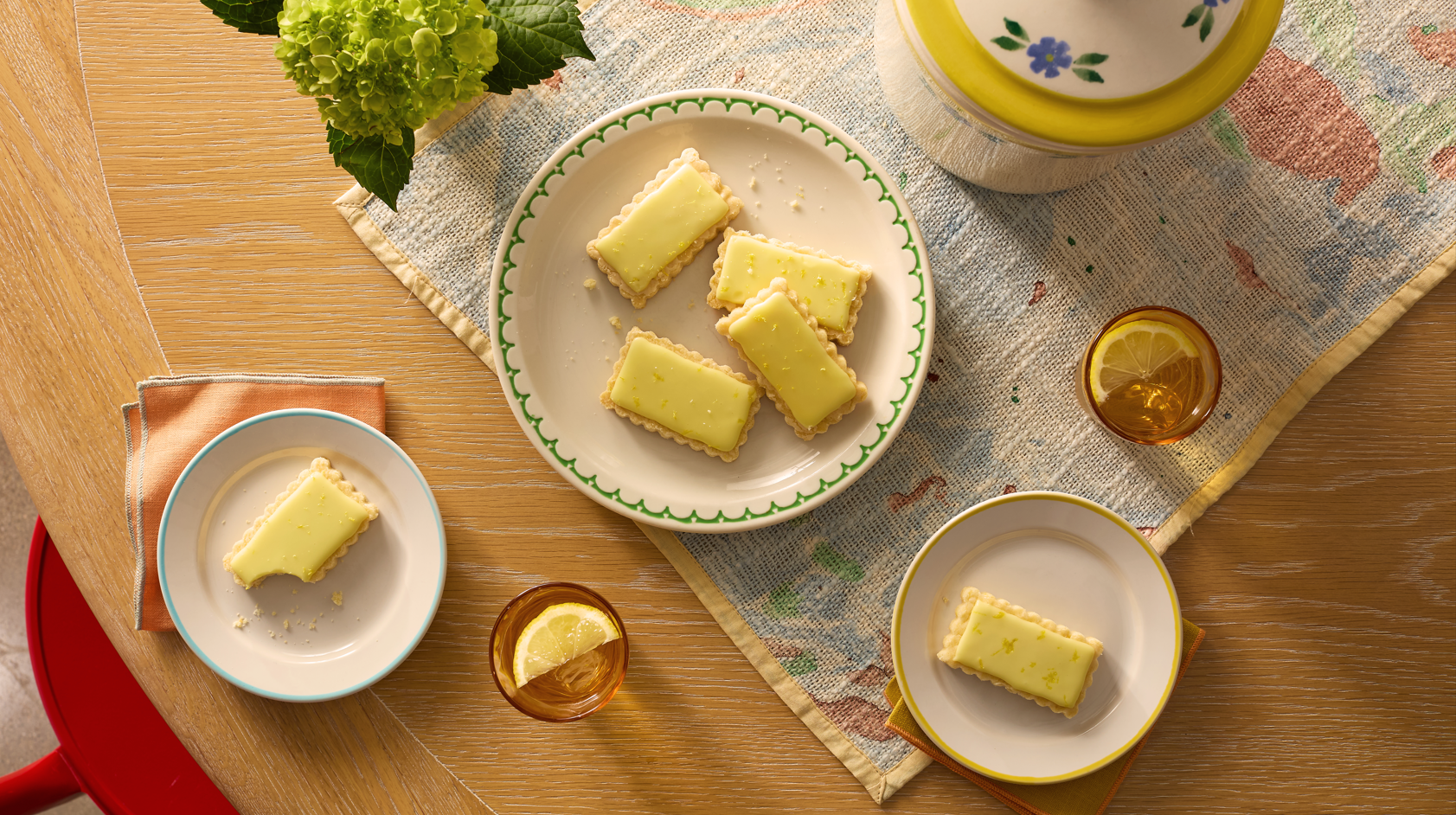 Yuzu-Glazed Shortbread - Colour of the Year 2025