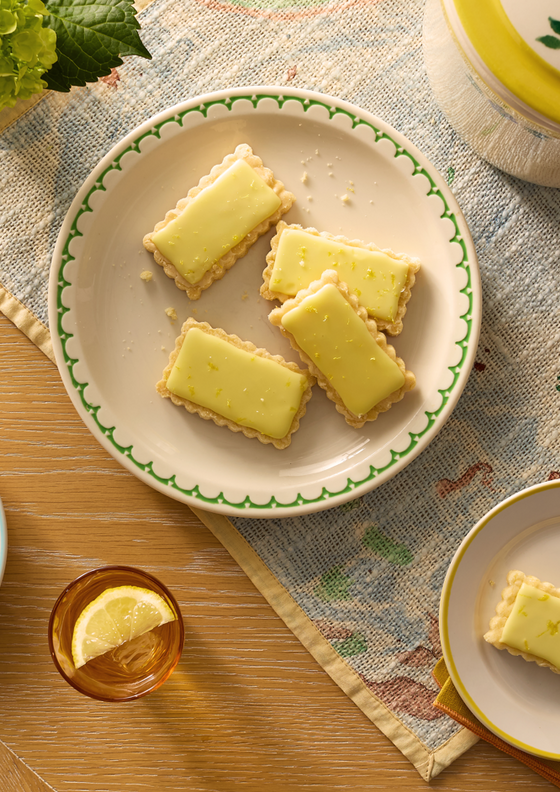 Yuzu-Glazed Shortbread - Colour of the Year 2025