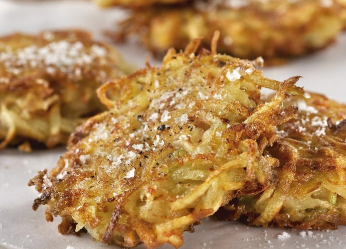 Crisp potato hash browns