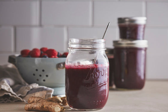 Blueberry Raspberry Ginger Jam