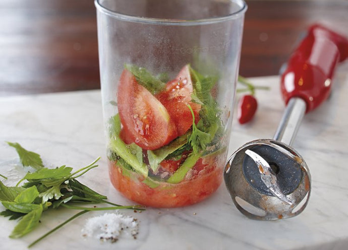 10 second fresh tomato sauce