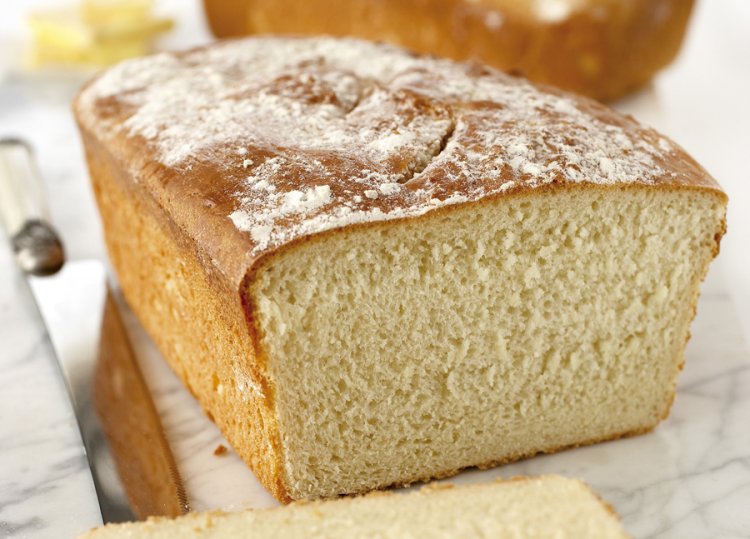 Classic white crusty bread