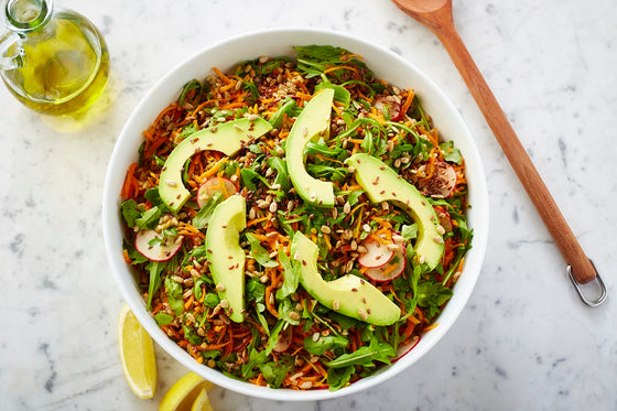 Lentil Carrot Avocado Salad