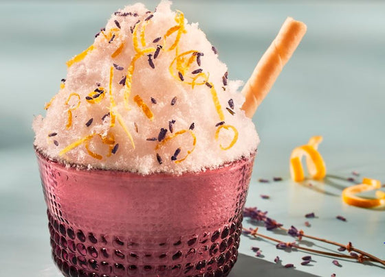 Lemon lavender with mascarpone